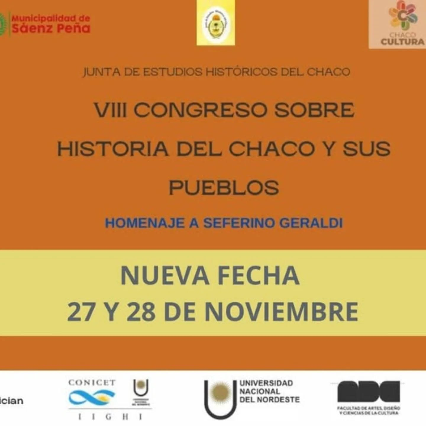 VIII Congreso sobre Historia del Chaco y sus Pueblos